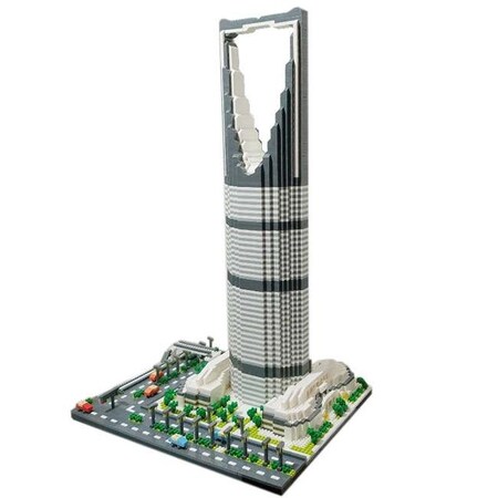 Wl Toys WL Toys YZ070 The Kingdom Tower in Riyadh Saudi Arabia Micro Blocks Set YZ070